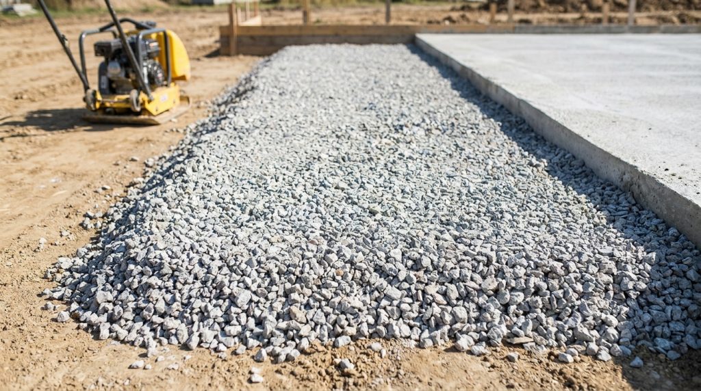 Quel gravier choisir sous votre dalle béton pour le hérisson