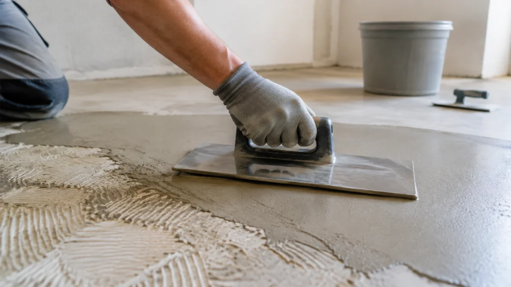 Ragréage sur colle à carrelage : le guide pour réussir